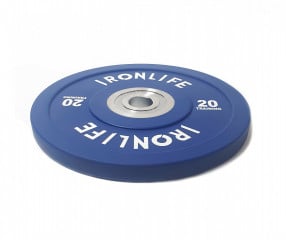 Urethanový kotouč IRONLIFE Bumper Competition 20 kg, modrý