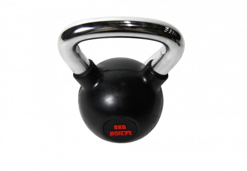 Činka IRONLIFE 8 kg, pogumovaná
