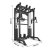 Posilovací stojan ATX LINE; Multi Pull Half Rack mit, 2 x 110 kg