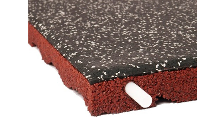 Podlaha SPORTEC STYLE PURCOLOR tl. 30 mm, 85% EPDM - Varianta: Style 50x50cm, Pur Color 85%, 30 mm, světle šedá