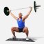 JORDAN Nárazníkový kotúč pogumovaný, 25 kg, otvor 50 mm