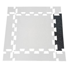 EWMAT; Náběh k podlaze, tl. 10 mm, 10% EPDM, zkosená strana, šedá BORDER RAL 9010