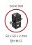 Power Rack ATX LINE PRX-510 with pulley, height 198 cm