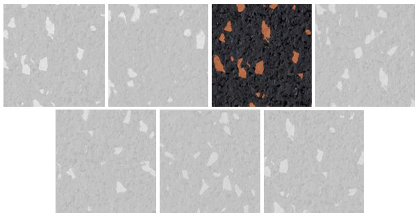 Podlaha SPORTEC NEON 8 mm, farebný EPDM granulát - Varianta: Podlaha SPORTEC NEON 8 mm, barevné granule EPDM, růžová
