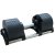 Nastaviteľné činky IRONLIFE 2 - 36 kg, ČIERNE, pár
