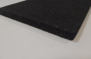 SPORTEC; rohož pre záťažové stroje 1,5x2 m čierna, hrúbka 6 mm
