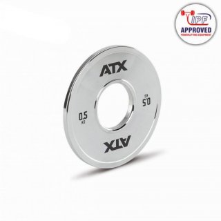 Calibrated disc ATX steel chrome plated 0,5 kg