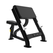Lavice na biceps v sedě IMPULSE Seated preacher curl, BLACK
