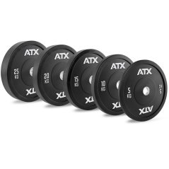 BUMPER disk ATX LINE 10 kg, ČIERNY