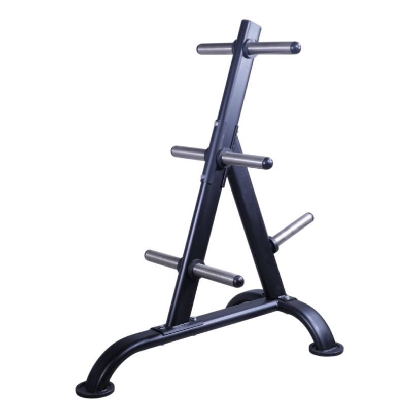 Stojan na kotúče LIFEMAXX; Weightplate rack, čierny
