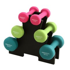 PROIRON jednoručné činky 1 - 3 kg + stojan