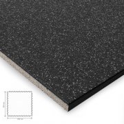Podlaha do fitness puzzle Comfort Flooring MIX tl. 6 mm, černá