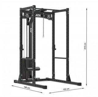 Power Rack ATX Barbell Club PRX-670, 115 kg, height 215 cm