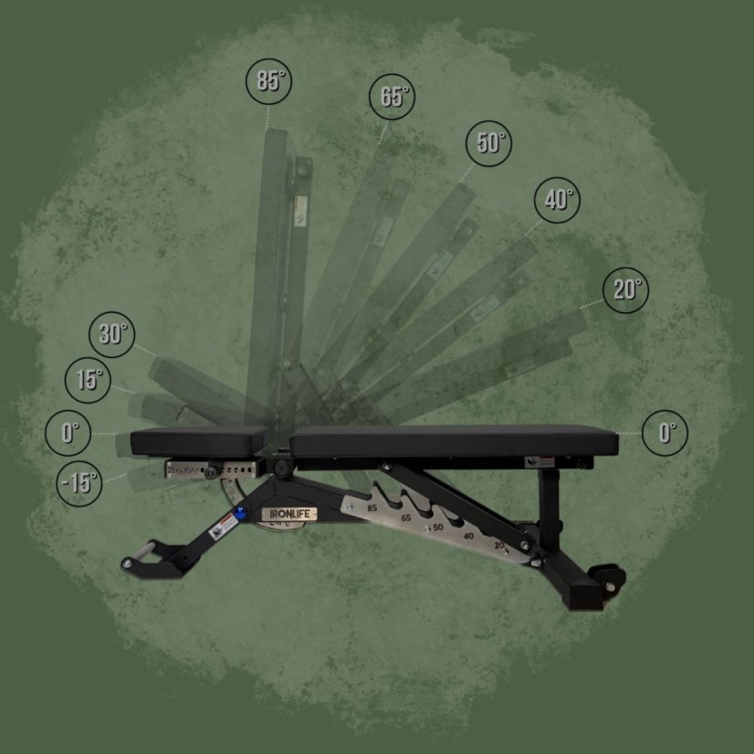 Strengthening bench professional IRONLIFE