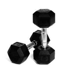 Jednoručná činka HEXA IRONLIFE 20 kg, plast + chróm