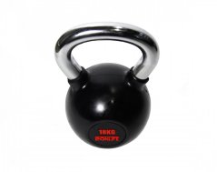 Kettlebell IRONLIFE 18 kg, rubberized
