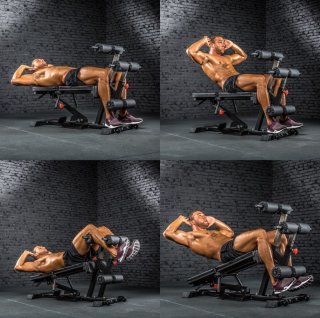 Lavička na cvičenie brucha a chrbta Torso Trainer ATX