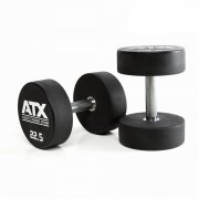 Jednoručná činka ATX LINE URETHAN 22,5 kg