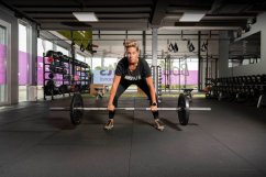 Sportovní podlaha GF PREMIUM 25 mm, 100 x 100 cm - černá