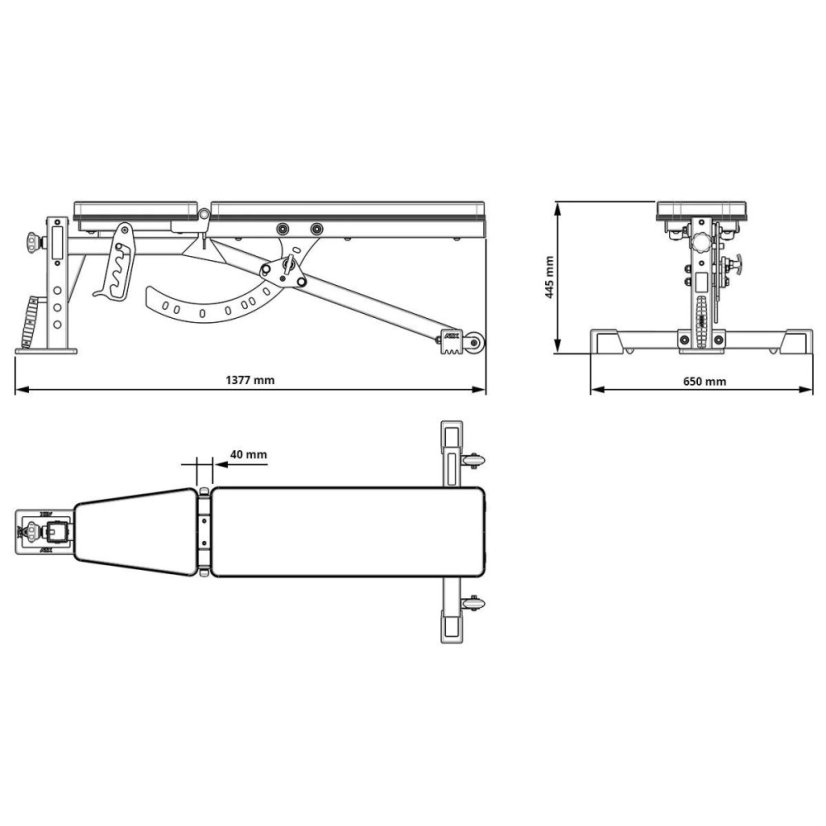 Posilovací lavice ATX LINE Multibank, MBX-520