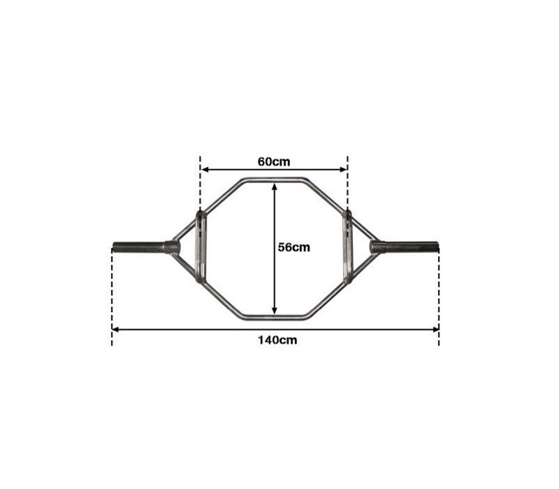 Hex osa ATX LINE - Bar Professional 1400/50 mm, černá