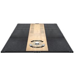 Tréningová plošina ATX LINE Weight Lifting / Power Rack XL, 3 x 3 m, logo Barbell Club