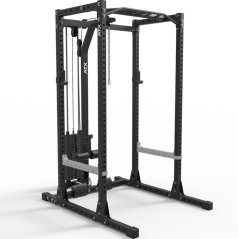 Power Rack 650 ATX s kladkou a stohom 115 kg, výška 216 cm