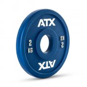 Fractional urethane disc ATX LINE Change Plates PU, 2 kg - BLUE