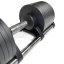 Adjustable dumbbells IRONLIFE 2 - 32 kg, BLACK, pair