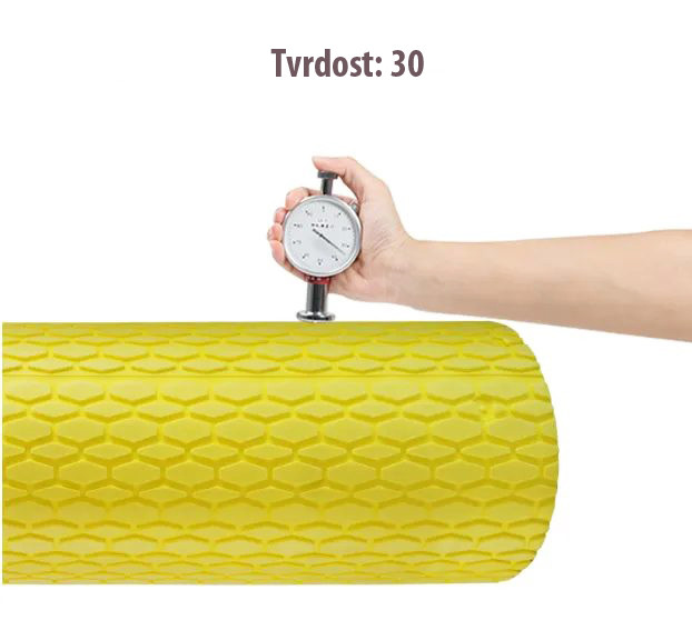 Masážny valec IRONLIFE; EVA Foam Roller, 60 cm, šedý