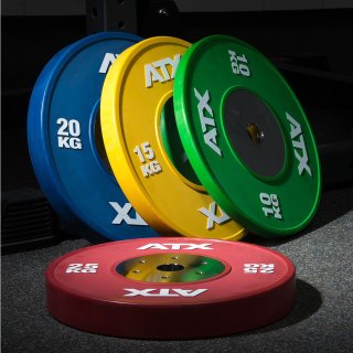 ATX LINE HQ Rubber Plates 20 kg, blue