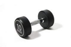 Jednoruční činka pogumovaná IRONLIFE 10 kg