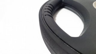 Olympijský disk IRONLIFE Premium Rubber 15 kg, otvor 50 mm, čierny