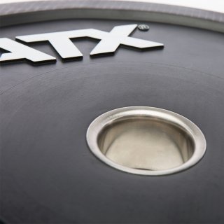 BUMPER disc ATX LINE 25 kg, BLACK