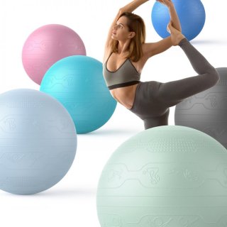 Gymnastický míč PROIRON Yoga Ball Embos - 65 cm, tmavě modrý
