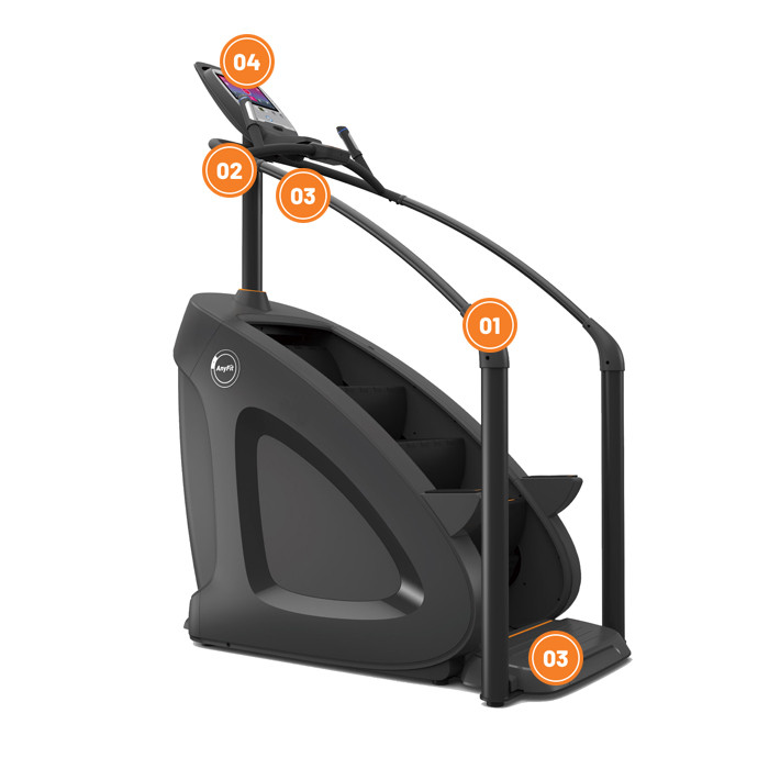 Nekonečné schody ANYFIT Climbmill AI5, LED displej