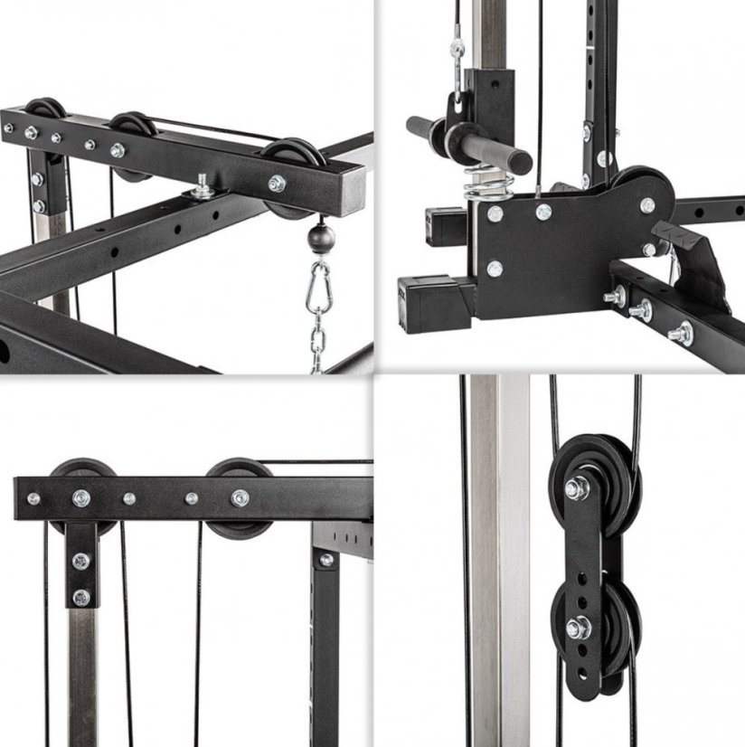 Power Rack PRX-520 s kladkou ATX LINE, výška 218 cm