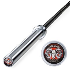 Olympijská tyč ATX LINE Ram Bar - Power Lifting Bar 2200/50 mm, úchop 28,5 mm