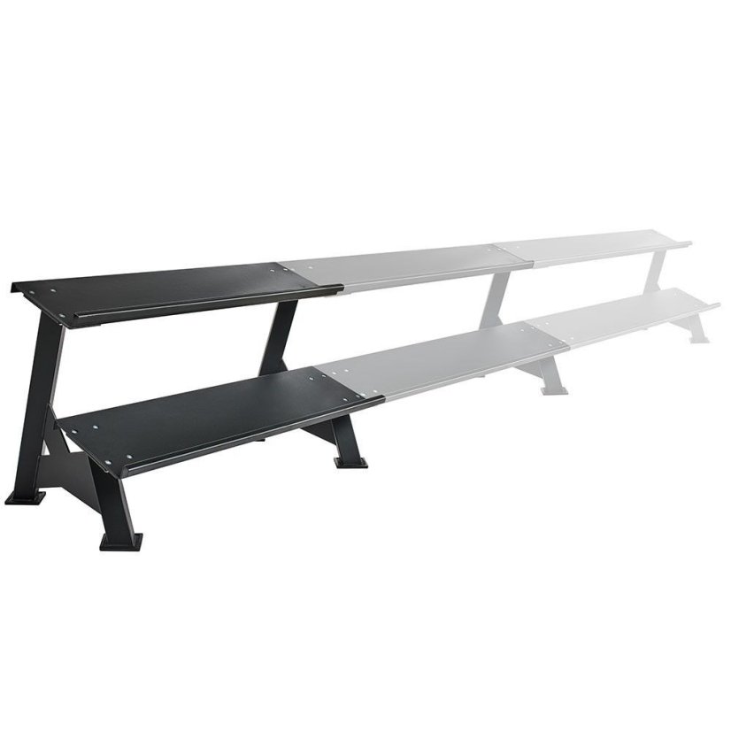 Predĺženie pre stojan na činky HEXA ATX LINE čierny, 125 cm