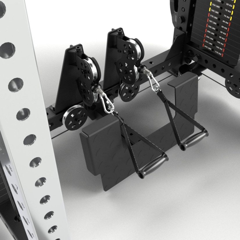 Posilovací stojan ATX LINE; Multi Pull Half Rack 2.0, závaží (2 x 110 kg)