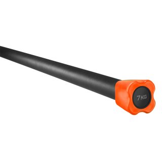 TRENDY; Body Toning Bar - tyč na aerobic, 7 kg (oranžová)