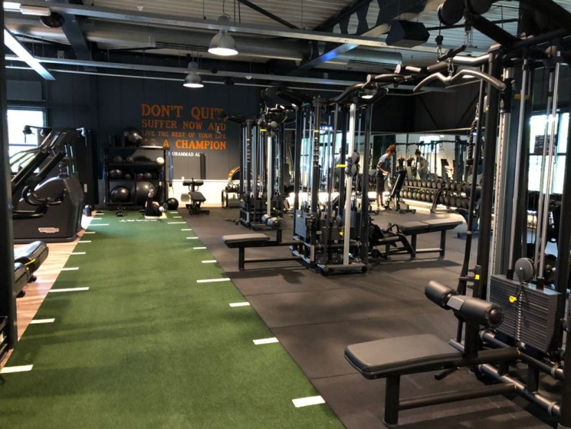 Sprint Track; Heavy Start & Finish, značky po 1bm, tl. 13 mm, žlutá, 1 m²