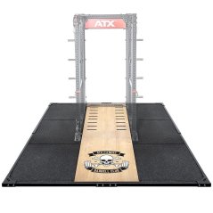 Tréningová plošina ATX LINE Weight Lifting / Power Rack XL, 3 x 3 m, logo Barbell Club