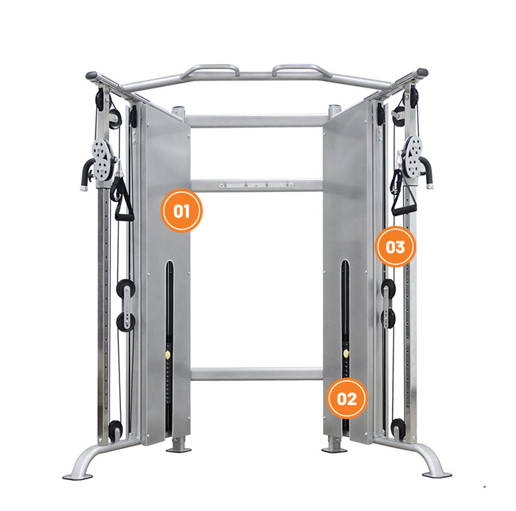 Posilovací stroj IRONLIFE; Functional trainer, 2 x 50 kg