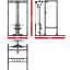 Power Rack 650 ATX LINE s hornou kladkou, výška 216 cm