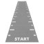 Sprint Track; Heavy Start & Finish, značky po 1bm, tl. 13 mm, světle šedá, 1 m²