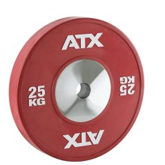 ATX LINE kotouč HQ Rubber Plates 25 kg, červený