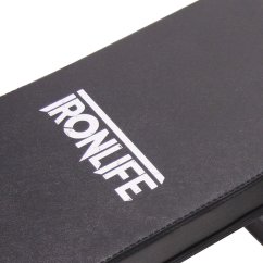 Posilovací lavice rovná Flat Bench IRONLIFE Heavy Duty Steel Frame SST01