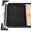 ATX LINE; Platforma Deadlift Granulat II, 250 x 88 cm - logo, Classic