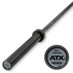 ATX LINE; Olympijská tyč ATX Power Lifting W SNIPER GREY